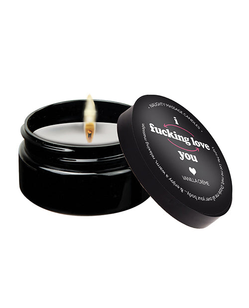 Kama Sutra I F*cking Love You 2 Oz Massage Candle at $7.99