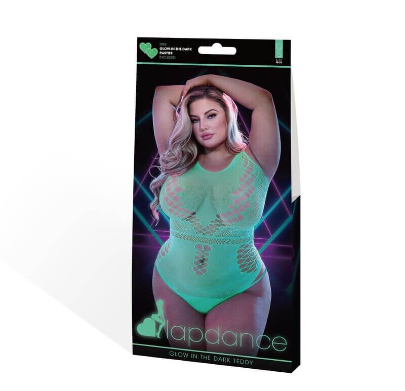 LAPDANCE GLOW IN THE DARK TEDDY Q/S-2