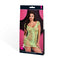 LAPDANCE JACQUARD MINI DRESS NEON GREEN O/S-2