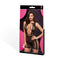 LAPDANCE SEXY FISHNET & LACE MINI DRESS BLACK O/S-2