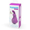 Happy Rabbit Mini Ears USB Clitoral Vibrator in purple packaging, featuring 12 vibration modes and flexible silicone ears.
