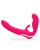 Love Honey Happy Rabbit Rechargeable Pink Vibrating Strapless Strap On at $74.99
