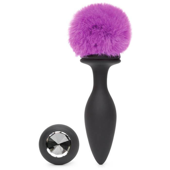 Love Honey Happy Rabbit Large Vibrating Bunny Tail Butt Plug at $49.99