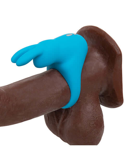 Love Honey Happy Rabbit Rabbit Cock Ring Blue at $29.99