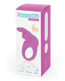 Happy Rabbit Rechargeable Purple Rabbit Cock Ring Product Packaging by Lovehoney