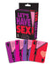 Let's Have Sex Card Game by Little Genie showing erotic playing cards.