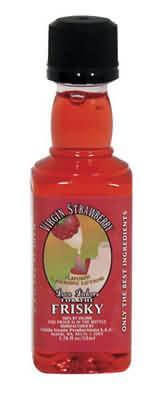 Virgin Strawberry Love Lickers Massage Oil 1.76 Oz bottle for warming, edible intimate massages and travel use.
