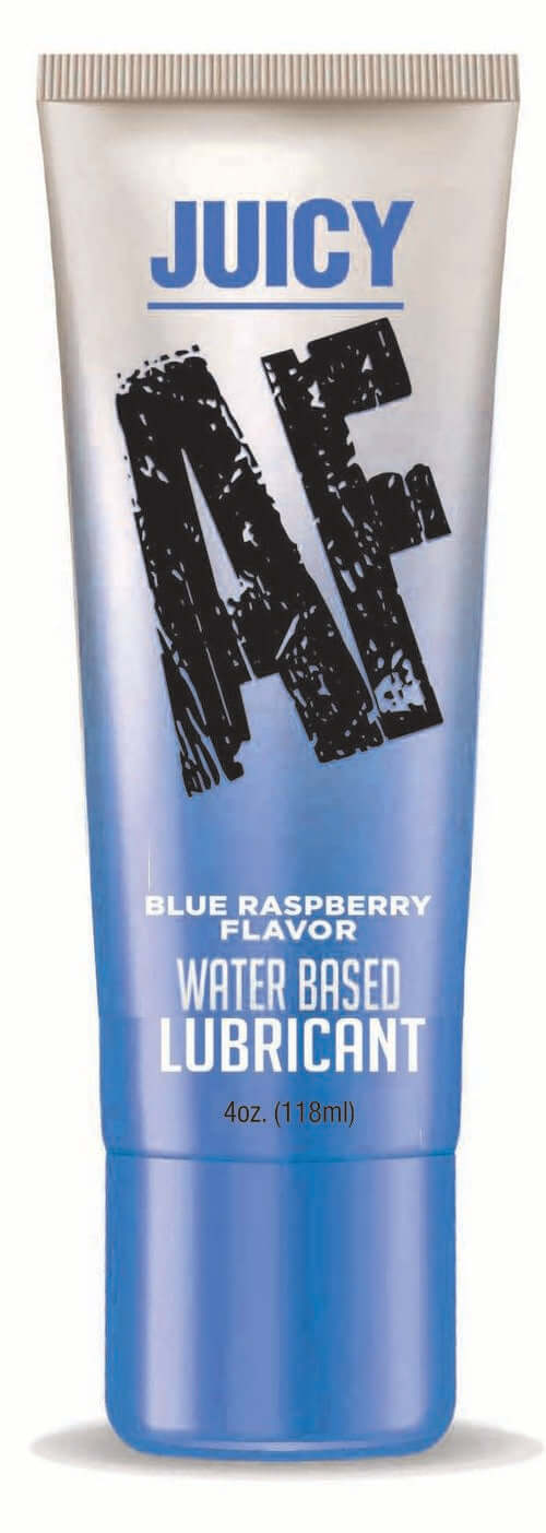 Little Genie Juicy AF Lube Blue Raspberry 4 Oz at $10.99