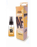 Experience Deeper Pleasure with Deep AF Deep Throat Spray Cupcake 1 Oz