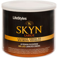 Paradise Products Lifestyles Skyn Large Condoms 40 Pieces Bowl at $41.99
