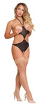 Magic Silk Lingerie Sassy Cupless and Crotchless Teddy Black L/XL from Magic Silk Lingerie L/XL at $21.99