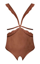 Magic Silk Lingerie Caramel Kiss Cupless Teddy Caramel S/M from Magic Silk Lingerie at $29.99