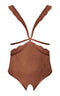 Magic Silk Lingerie Caramel Kiss Cupless Teddy Caramel S/M from Magic Silk Lingerie at $29.99