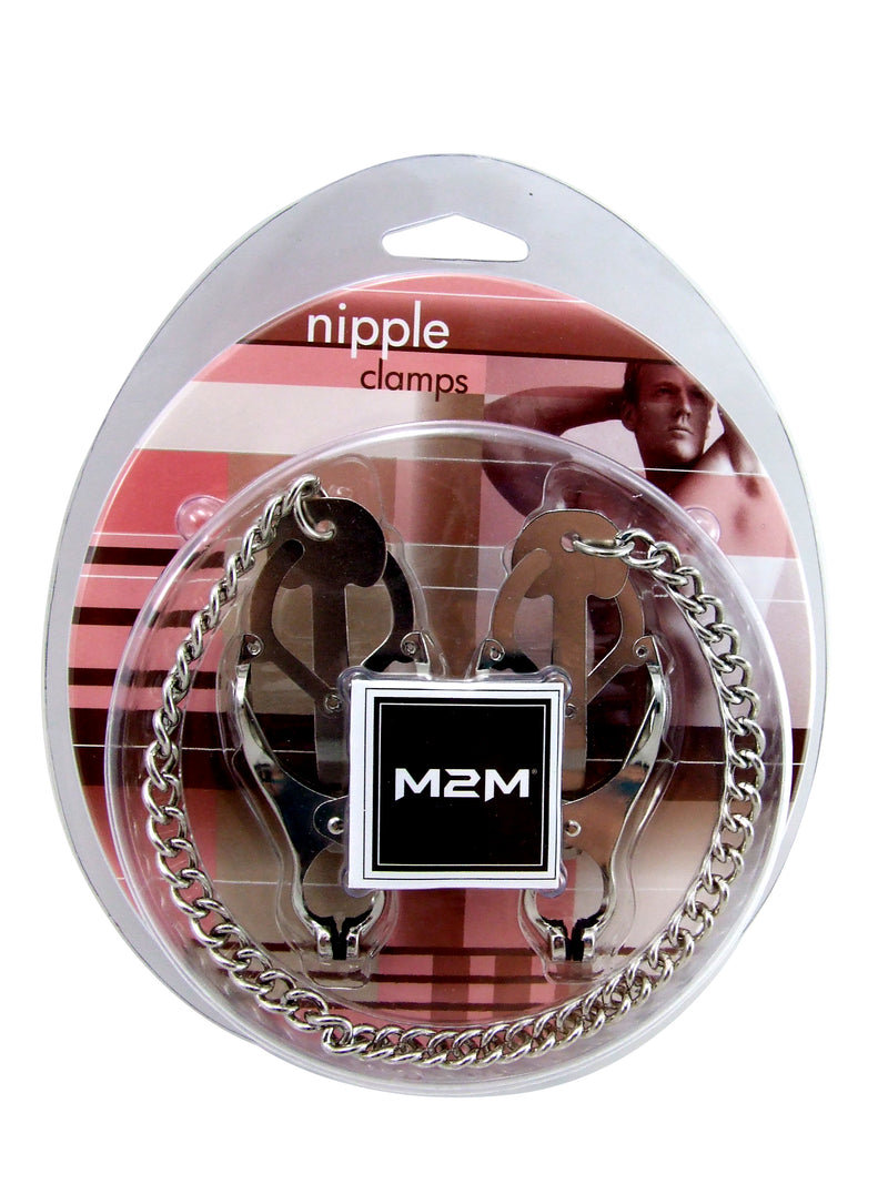 PHS INTERNATIONAL M2M Nipple Clamps Jaws with Chain Chrome at $17.99