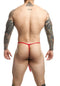 MOB Elephant Thong Briefs Faux G-String Red O/S