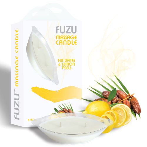 Doctor Love Fuzu Massage Candle Fiji Dates and Lemon Peel 4 Oz at $11.99