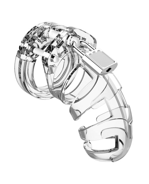 SHOTS AMERICA Mancage Chastity 3.5 inches Model 02 Cock Cage Clear at $44.99