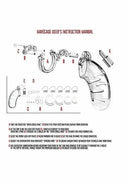 SHOTS AMERICA Mancage Chastity 4.5 inches Model 04 Cock Cage Clear at $49.99