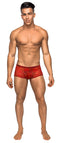MINI SHORT STRETCH LACE MEDIUM RED-2