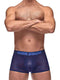 Male Power Lingerie Diamond Mesh Mini Shorts Navy Large from Male Power Underwear at $18.99