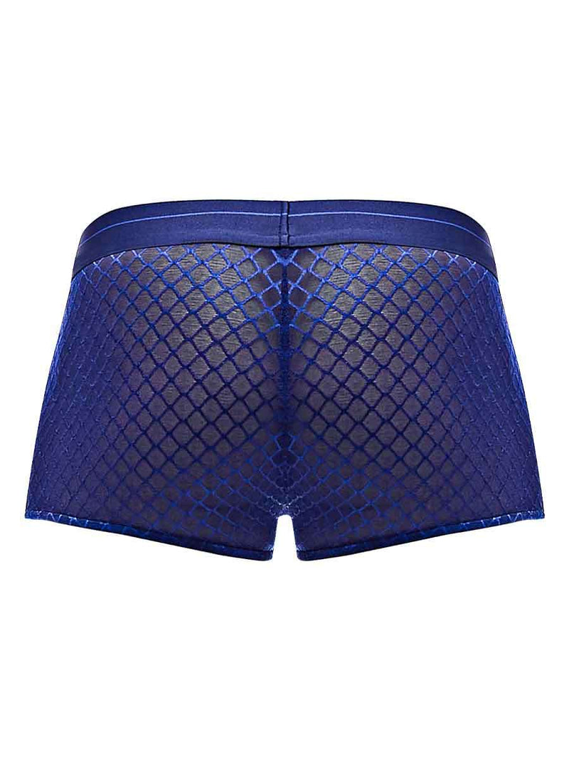 Male Power Lingerie Diamond Mesh Mini Shorts Navy Small from Male Power Underwear at $18.99