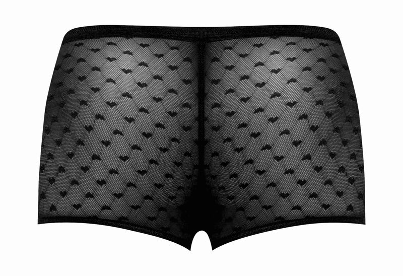 Male Power Heart Breaker Mini Shorts in Black, Extra Large: A Fashionable Choice for Special Occasions and Everyday Comfort
