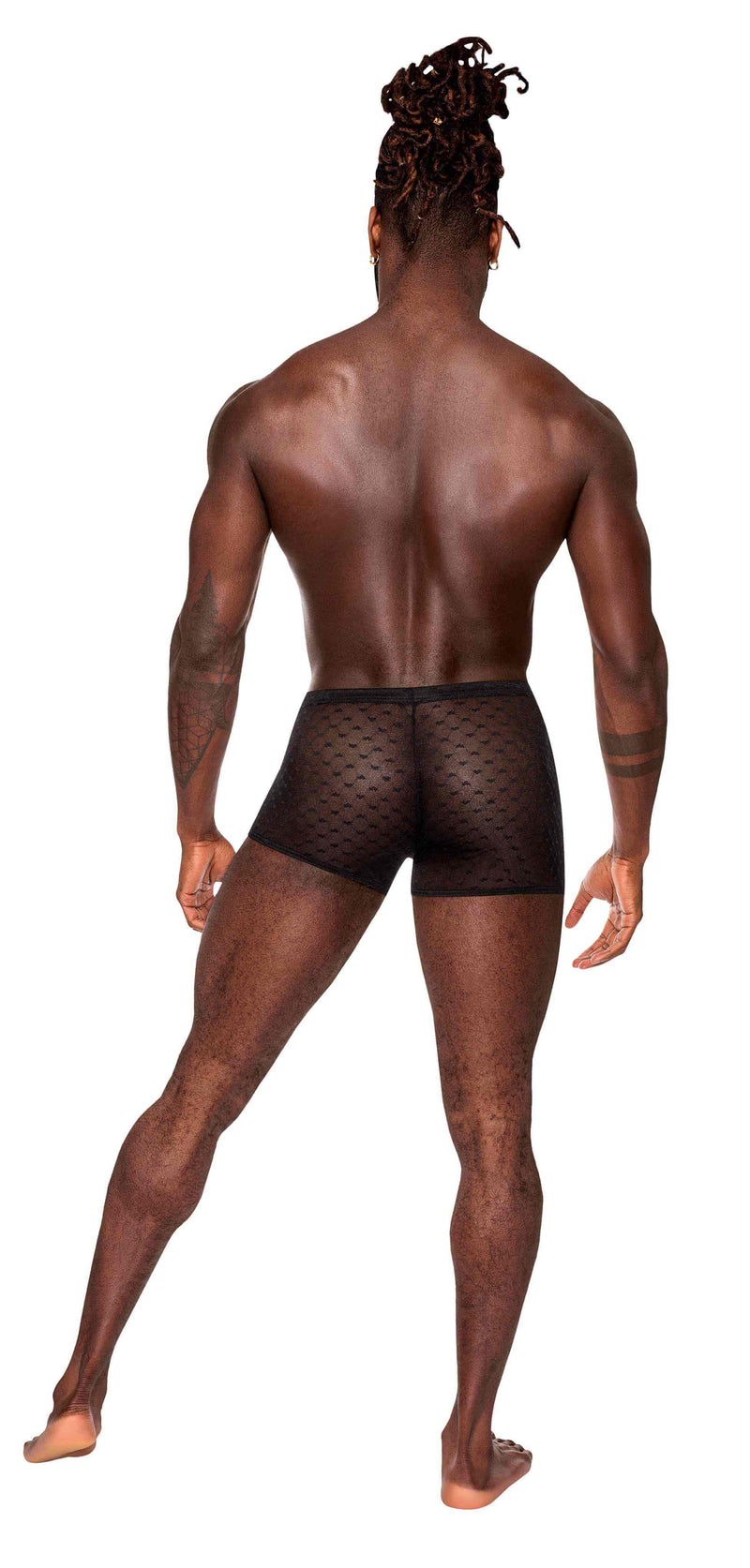 Male Power Heart Breaker Mini Shorts in Black, Extra Large: A Fashionable Choice for Special Occasions and Everyday Comfort