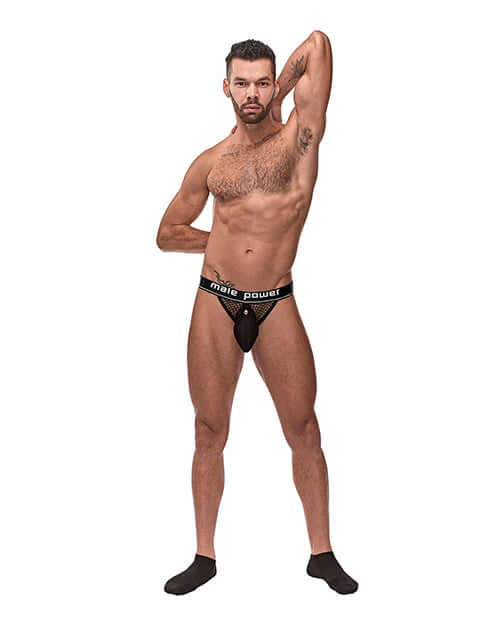 COCK PIT COCK RING JOCK BLACK L/XL-0