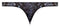 S'NAKED CRISS CROSS THONG BLUE /BLACK S/M-1