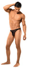 STRETCH NET BONG THONG BLACK L/XL-1