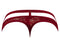 LUCIFER CUTOUT THONG BURGUNDY S/M-3