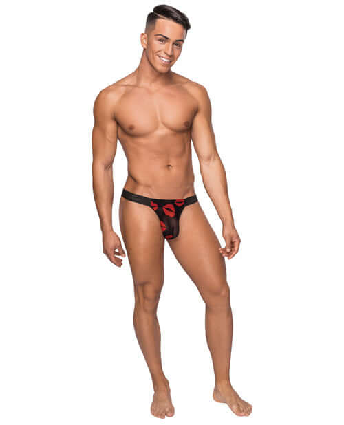 Male Power Lingerie Male Power Thong V Sheer Lips S/M at $11.99