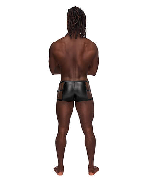 Male Power Lingerie Vulcan Studded Harness Black S/M from Male Power Underwear at $29.99