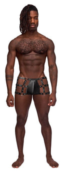 Male Power Lingerie Vulcan Studded Harness Black L/XL from Male Power Underwear