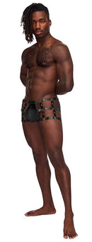 Male Power Lingerie Vulcan Studded Harness Black L/XL from Male Power Underwear at $29.99