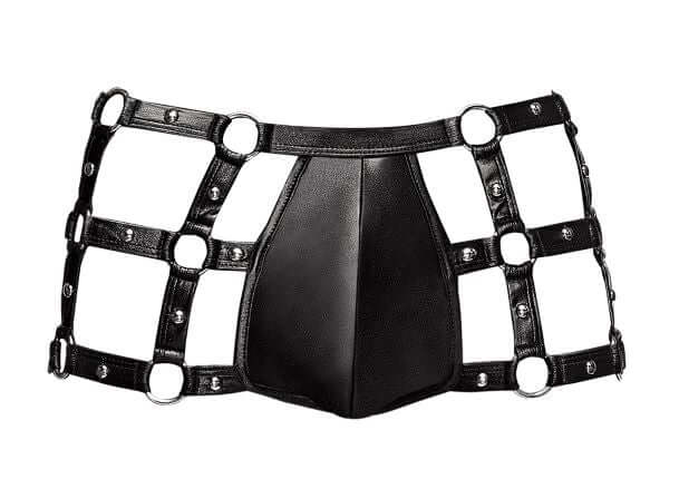 Male Power Lingerie Vulcan Studded Harness Black L/XL from Male Power Underwear at $29.99