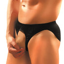 Male Power Lingerie Pouchless Briefs Black O/S from Male Power Underwear at $13.99