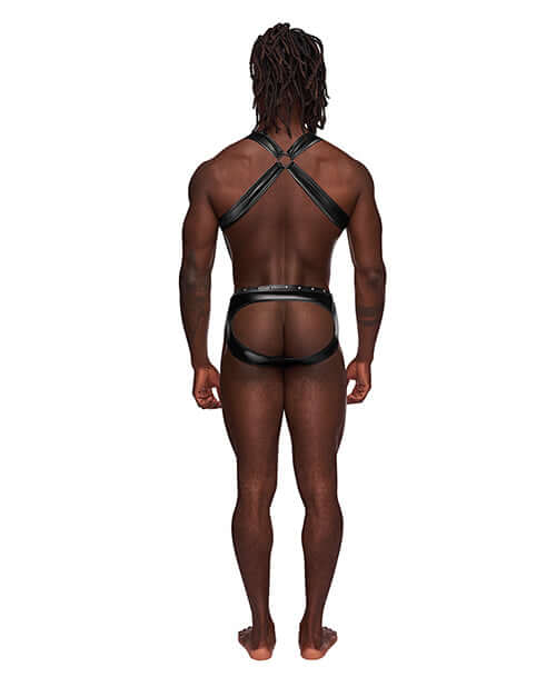 URANUS STUDDED HARNESS BLACK L/XL-2