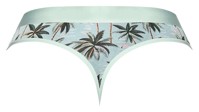 SHEER PRINTS THONG FLAMINGO L/XL-3