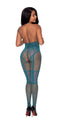 Seamless Cupless Catsuit in Teal from Magic Silk's Exposed Collection