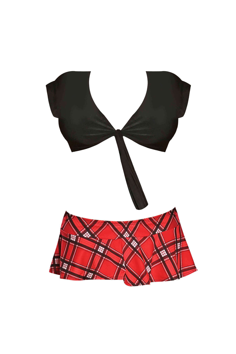 CAMPUS CRUSH RED PLAID MEDIUM (CHEAP THRILLS)-10