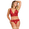 Magic Silk Lingerie Sugar and Spice Bra and Panty Set Red S/M from Magic Silk Lingerie at $24.99