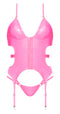 CLUB CANDY BASQUE & CHEEKY PANTY PINK S/M-8