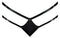 LIQUID ONYX CROTCHLESS PANTY BLACK S/M-2