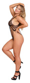 Magic Silk Lingerie Seamless Open Crotch Teddy Black O/S from Magic Silk Lingerie at $18.99