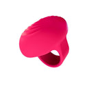 Vibe Lite Ruby Rechargeable Vibrating Finger Ring in Red - 10 speeds, body-safe, phthalate-free, medical-grade pleasure ring