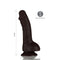 Maia Toys Phoenix 8 inches Realistic Silicone Dong Brown at $29.99