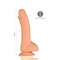 Maia Toys Kyle 8 inches Realistic Silicone Dong Brown at $27.99
