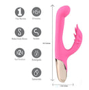 Maia Toys Mau Rechargeable Silicone Poseable 420 Rabbit Style Vibrator at $59.99