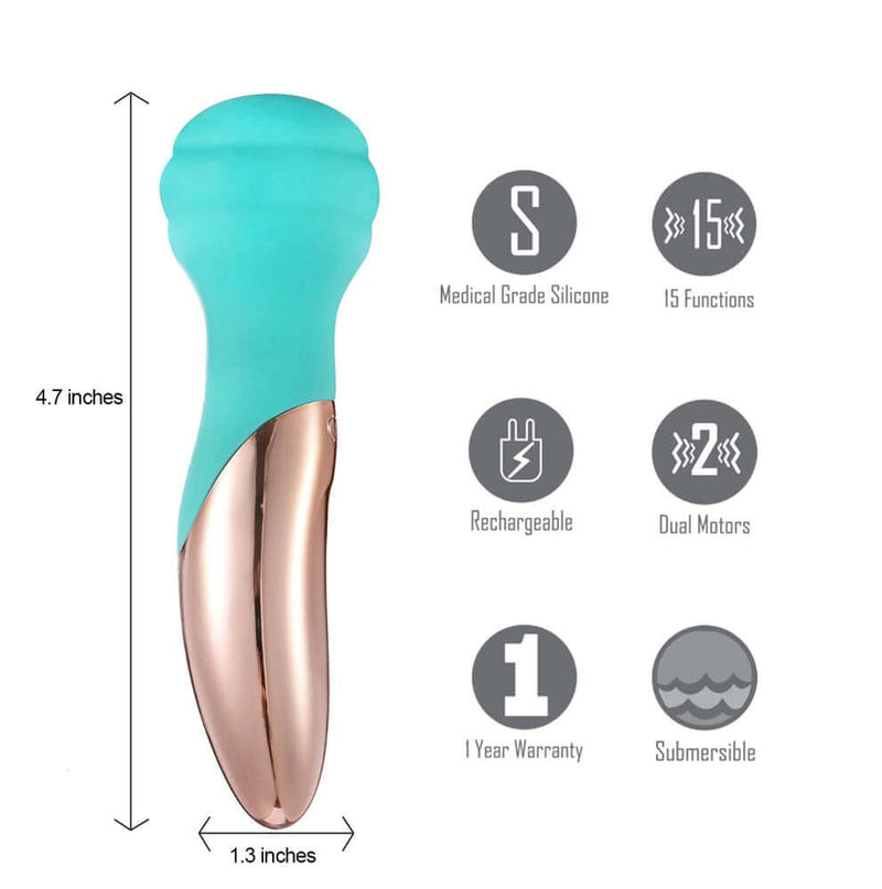 Maia Toys Kali Dual Motor Rechargeable Vibrating Mini Wand at $44.99